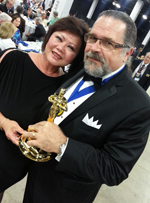 Cal and Maureen holding the NGH Rexford L. North Award