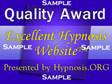 Hypnosis.ORG Excellent Hypnosis Website Award